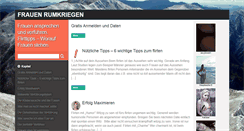 Desktop Screenshot of frauen-rumkriegen.net