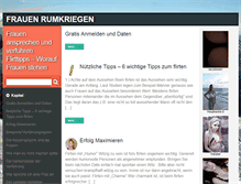 Tablet Screenshot of frauen-rumkriegen.net
